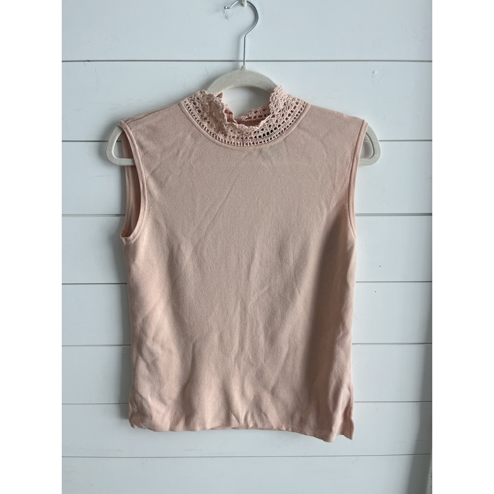 Good Clothes Sleeveless Blouse Size M 0544